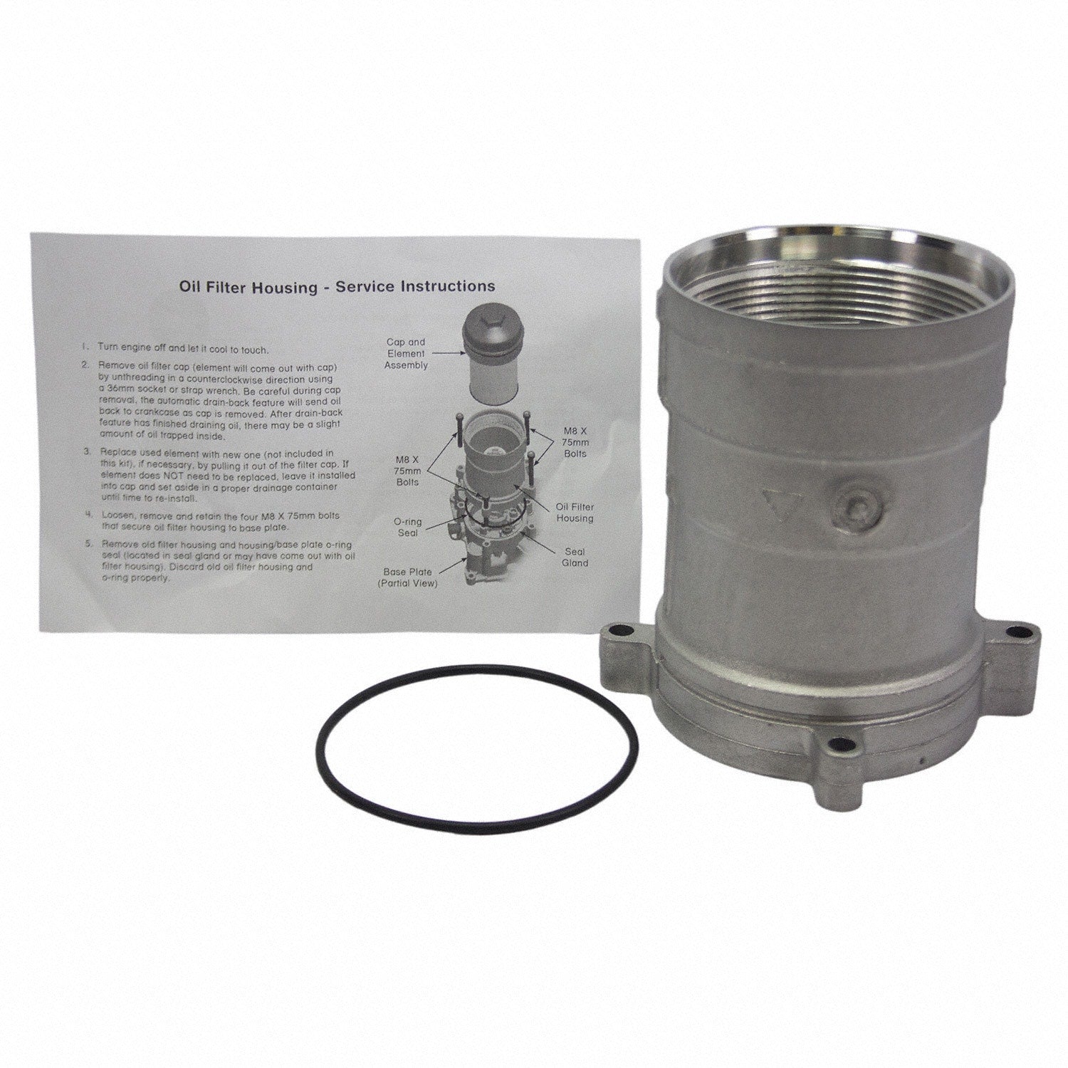 Engine Oil Filter Housing - 6.4L - 3C3Z6881AA