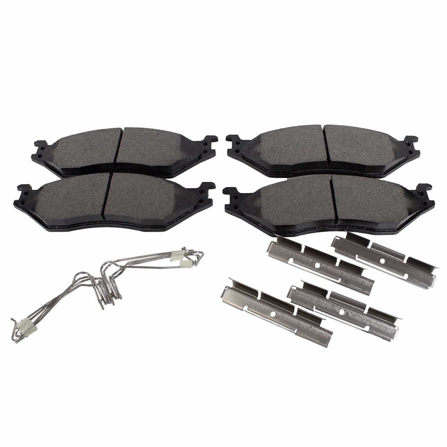 Disc Brake Pad Set Kit Lining - Front, Rear - BR1066B