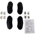 Disc Brake Pad Set Kit Lining - Front - BR1258D
