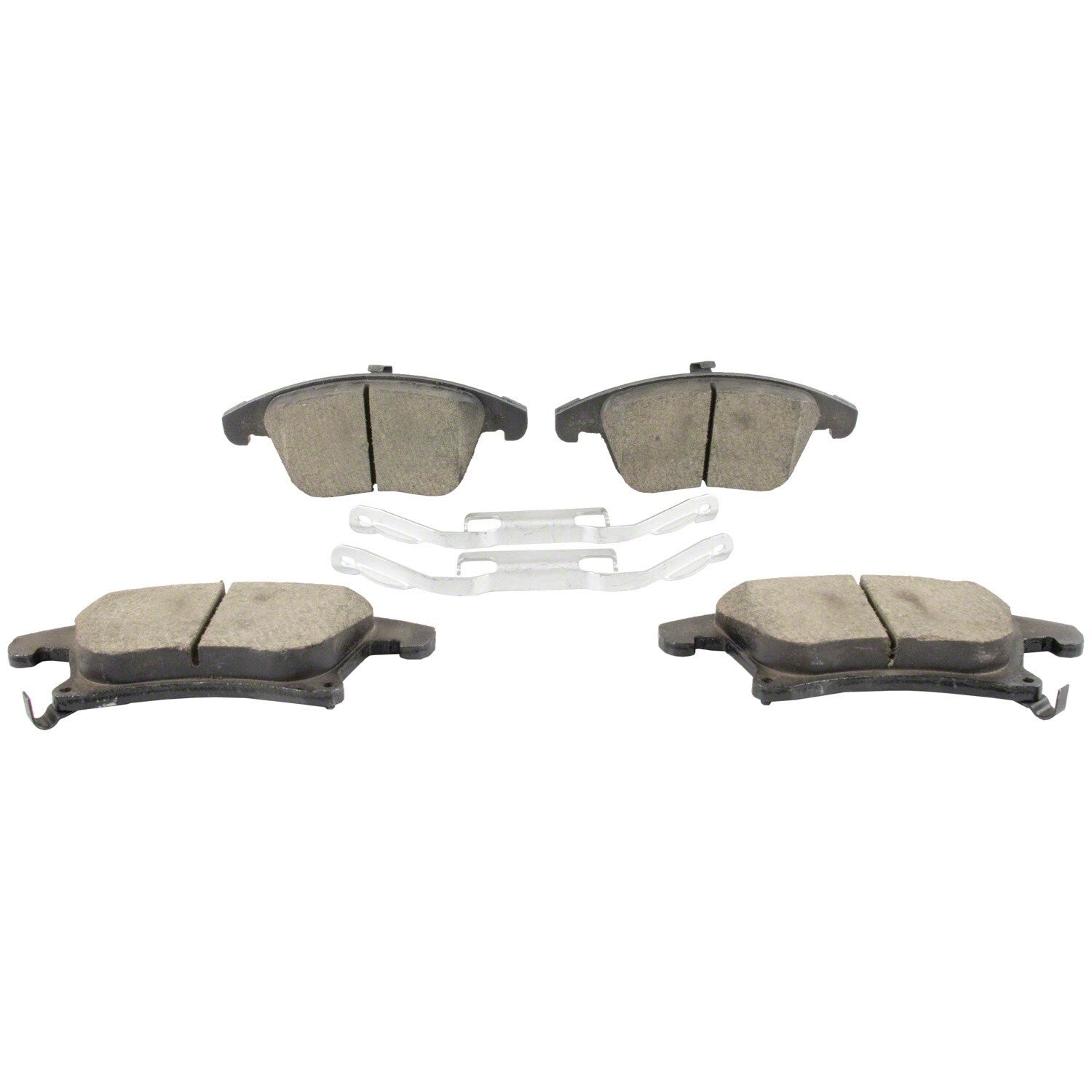 Disc Brake Pad Set Kit Lining - Front (AT) - BR1653A