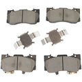 Disc Brake Pad Set Kit Lining - Front (GT) - BR1784