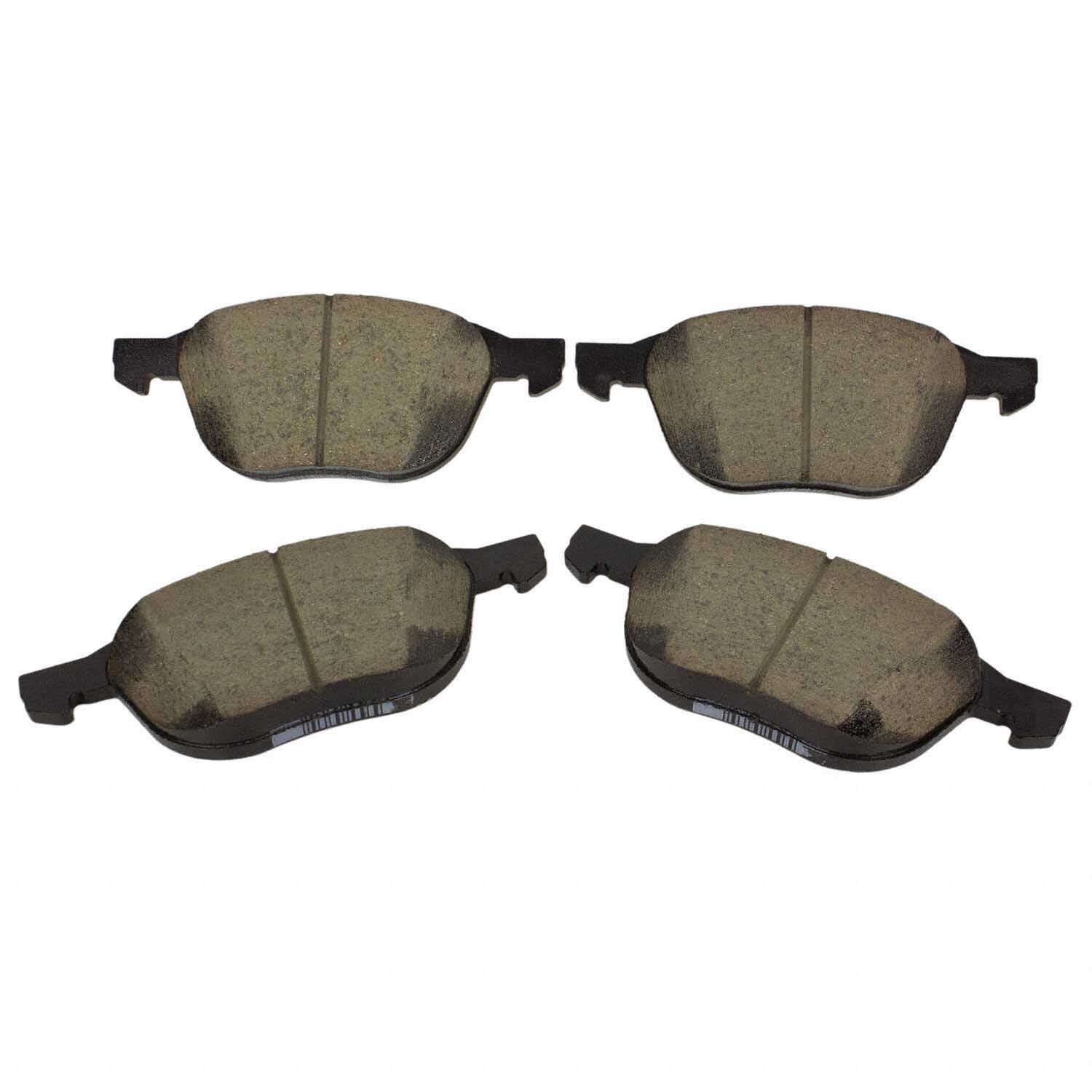 Disc Brake Pad Set Kit Lining - Left, Right, Front - BRF1554