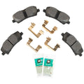 Disc Brake Pad Set Kit Lining - Rear (6-MT) - BRF1566