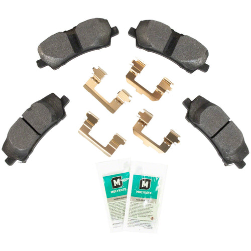 Disc Brake Pad Set Kit Lining - Rear (6-MT) - BRF1566