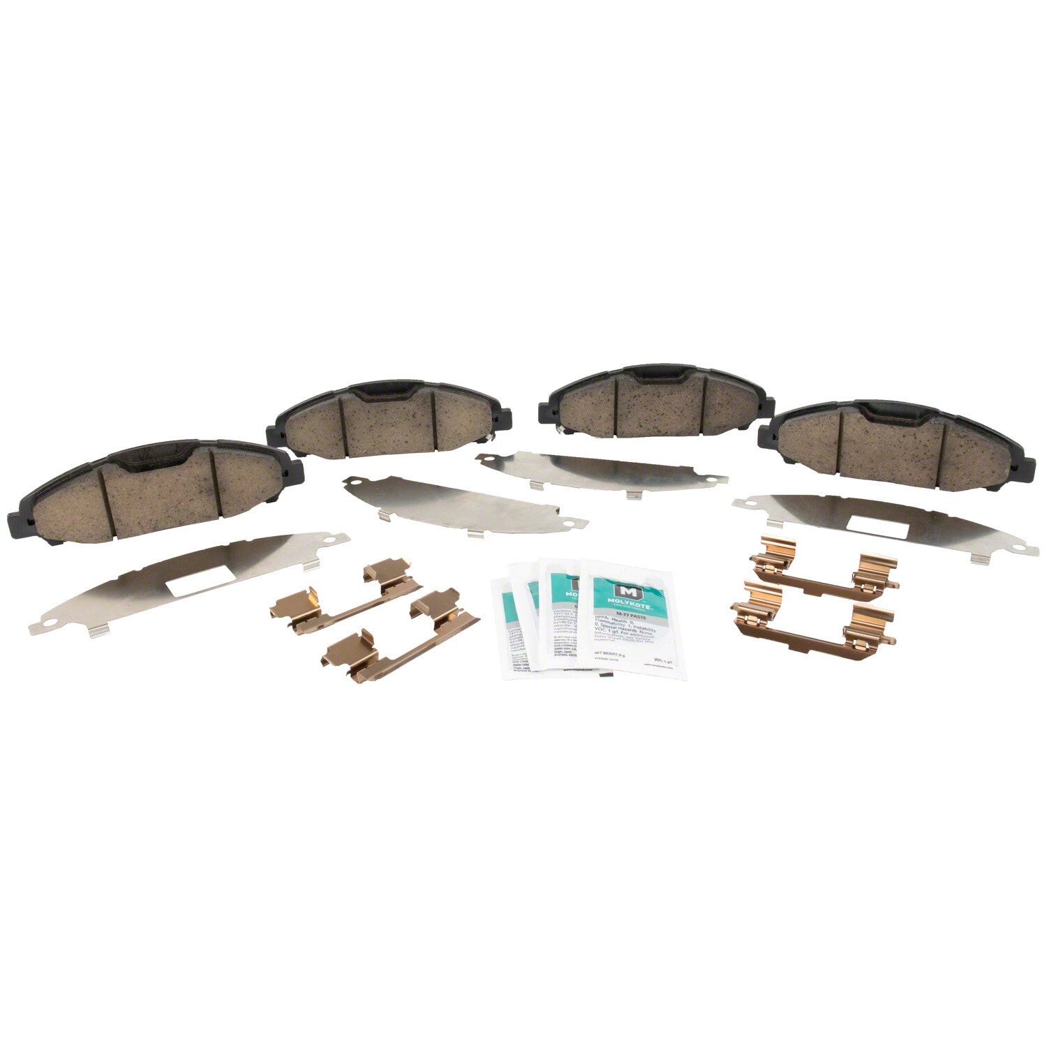 Disc Brake Pad Set Kit Lining - Front - BRF1863