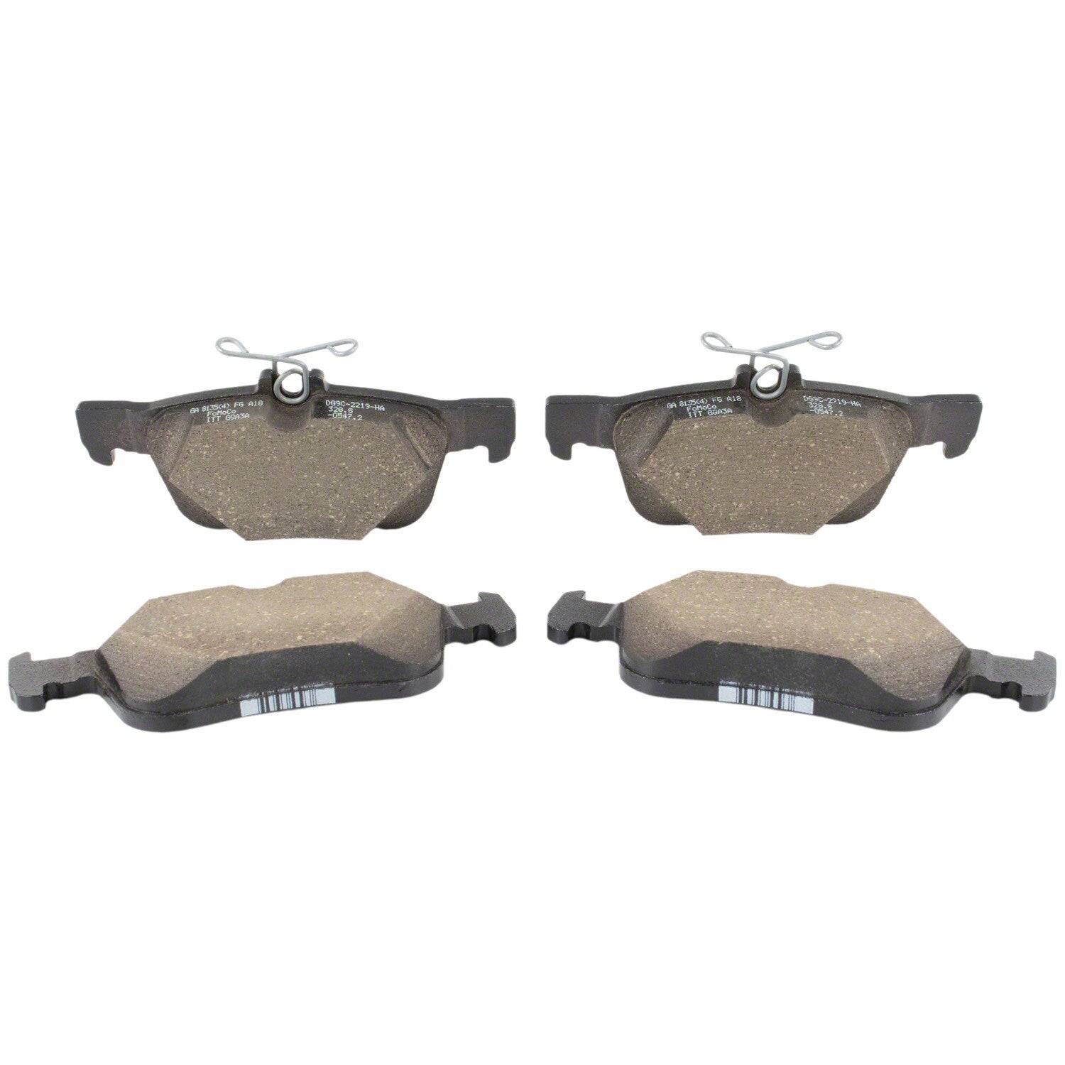 Disc Brake Pad Set - Rear - BRF1875