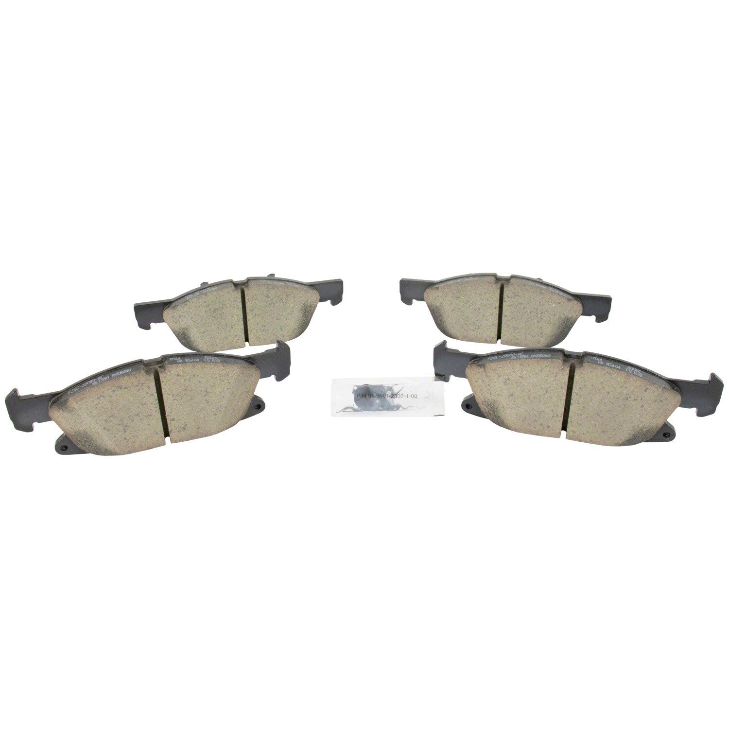 Disc Brake Pad Set Kit Lining - Front, Rear - BRF1876