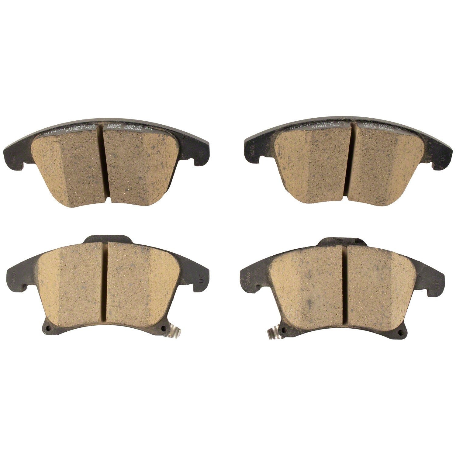 Disc Brake Pad Set Kit Lining - Front (AT) - BRF1912