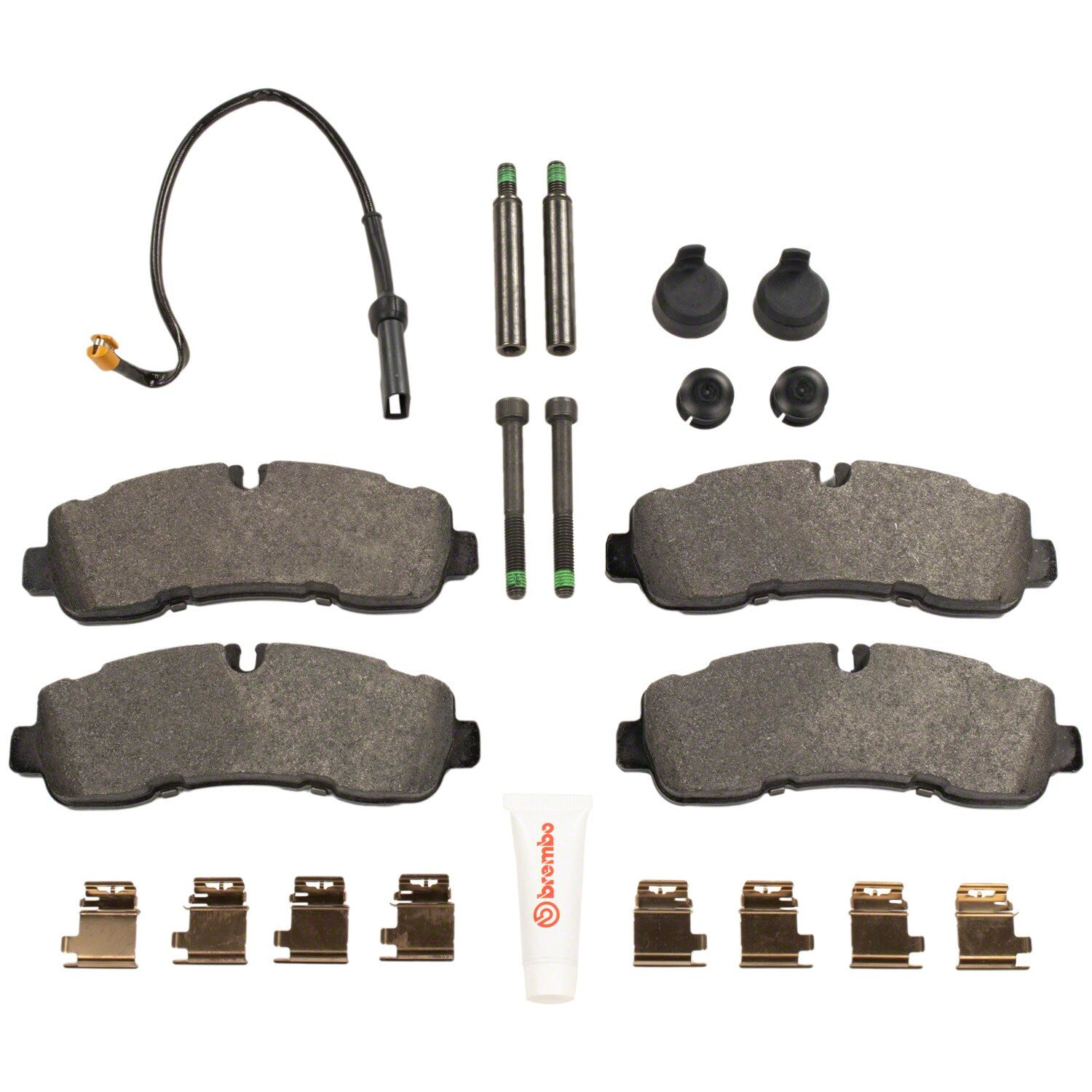 Disc Brake Pad Set Kit Lining - Rear (All 510) - BRF1918