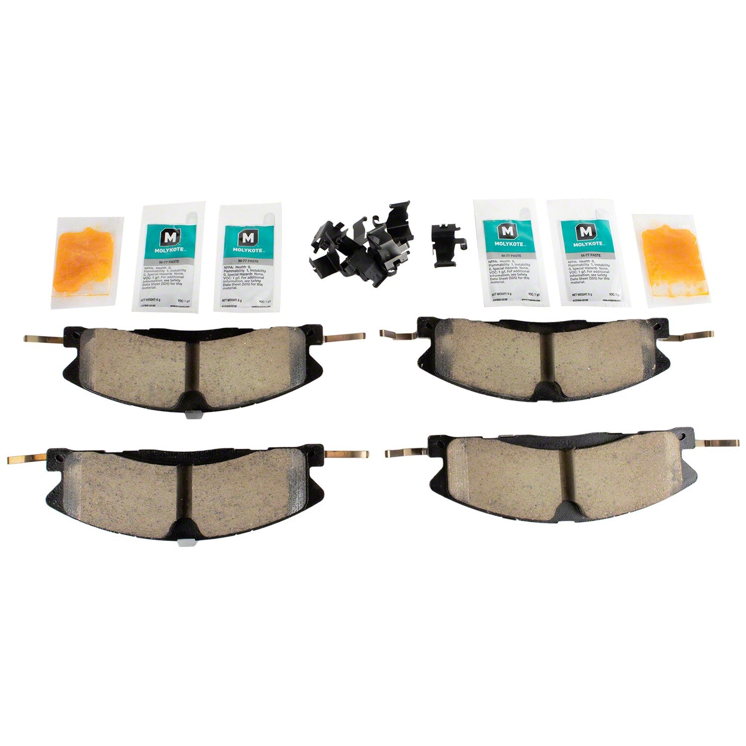 Disc Brake Pad Set Kit Lining - BRF1969