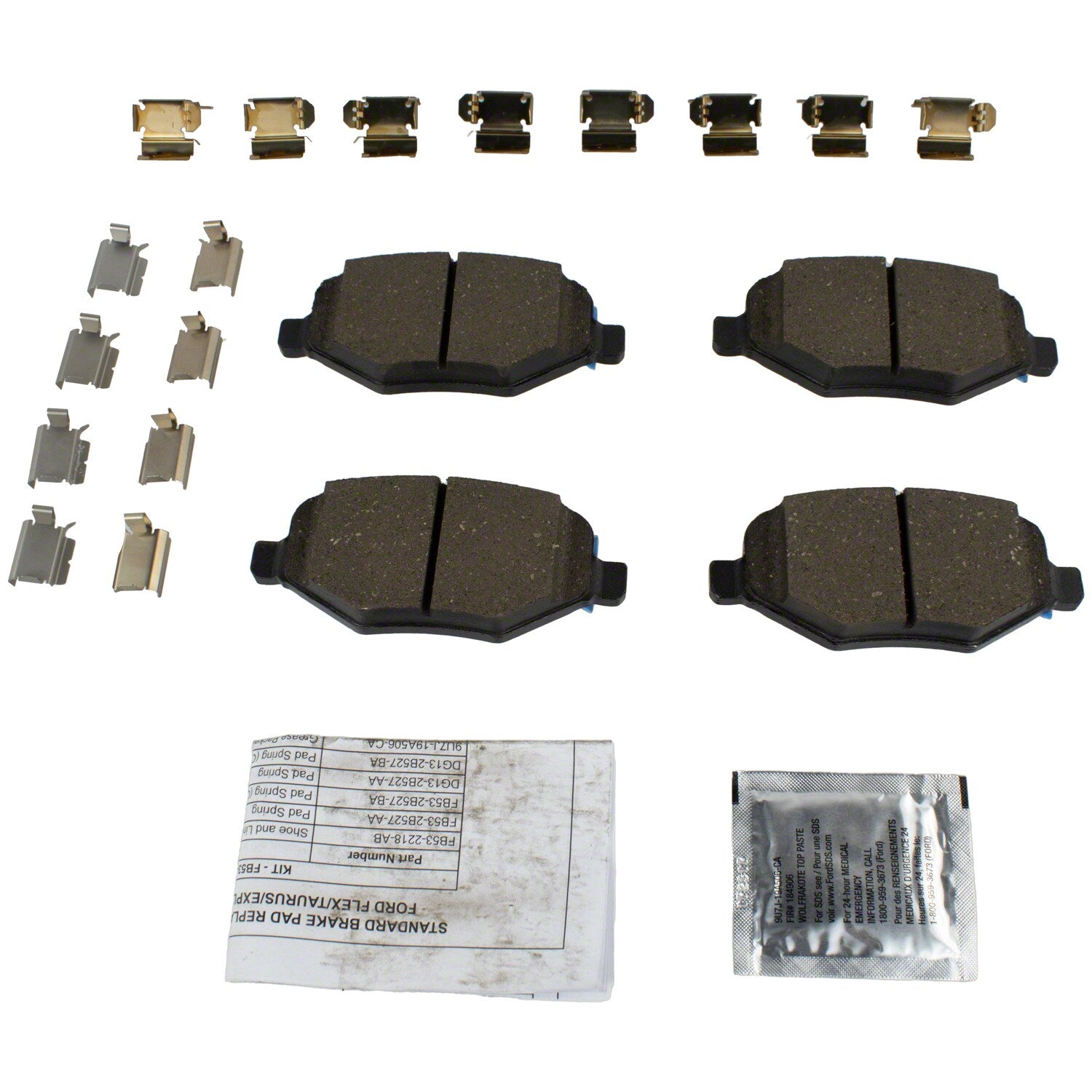Disc Brake Pad Set - Rear - BRF1972