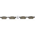 Disc Brake Pad Set Kit Lining - Front, Rear Front Vented and 17 In - BRF1975