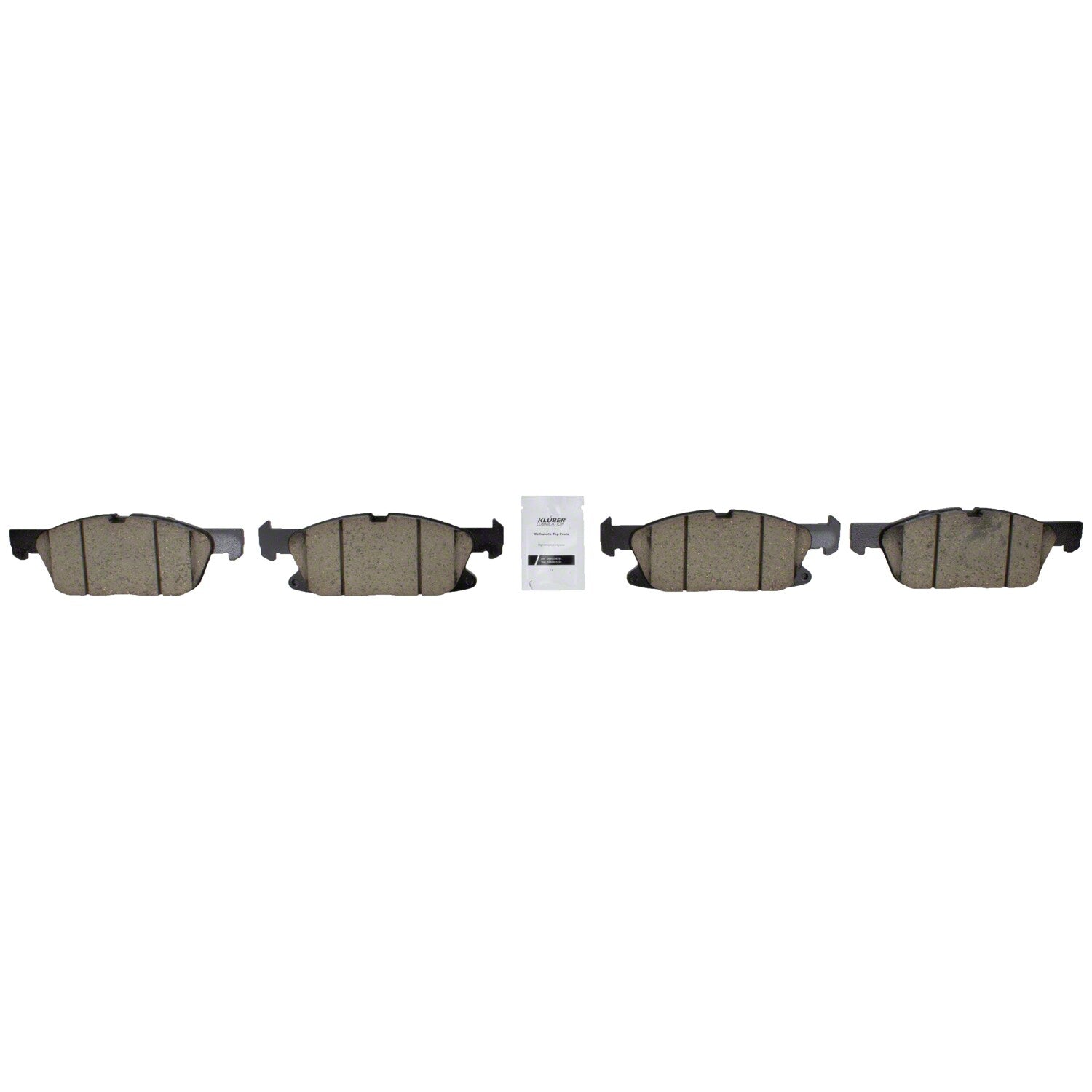 Disc Brake Pad Set Kit Lining - Front, Rear Front Vented and 17 In - BRF1975