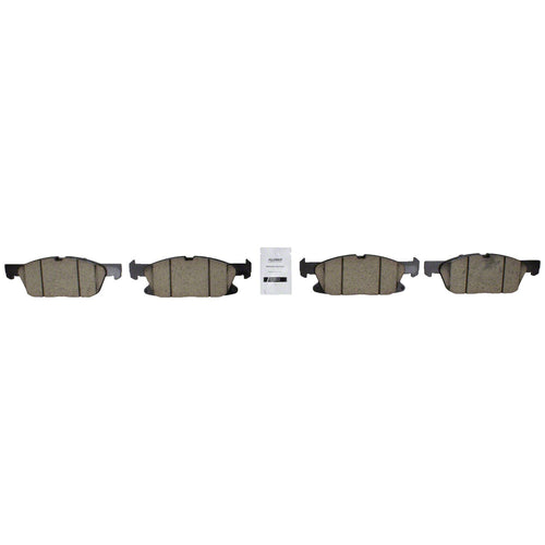 Disc Brake Pad Set Kit Lining - Front, Rear Front Vented and 17 In - BRF1975