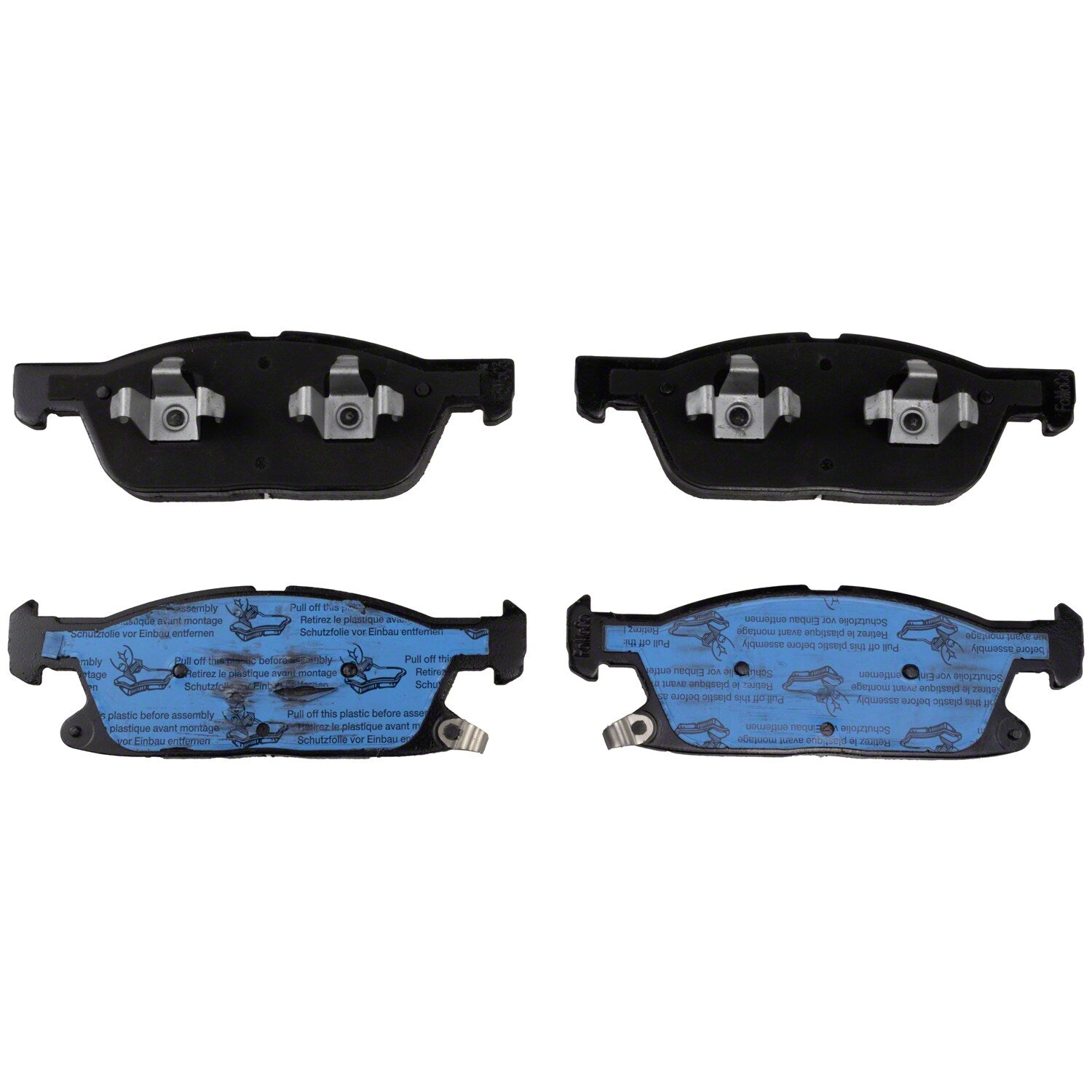 Disc Brake Pad Set Kit Lining - Front, Rear - BRF2015