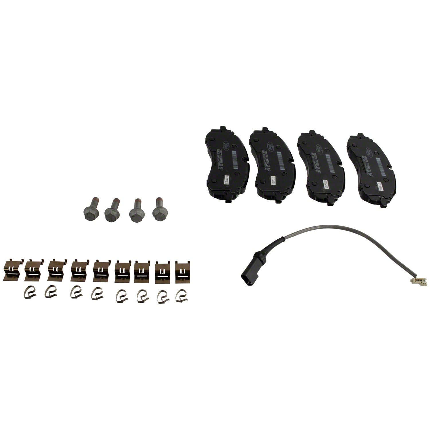 Disc Brake Pad Set Kit Lining - Front - BRF2016