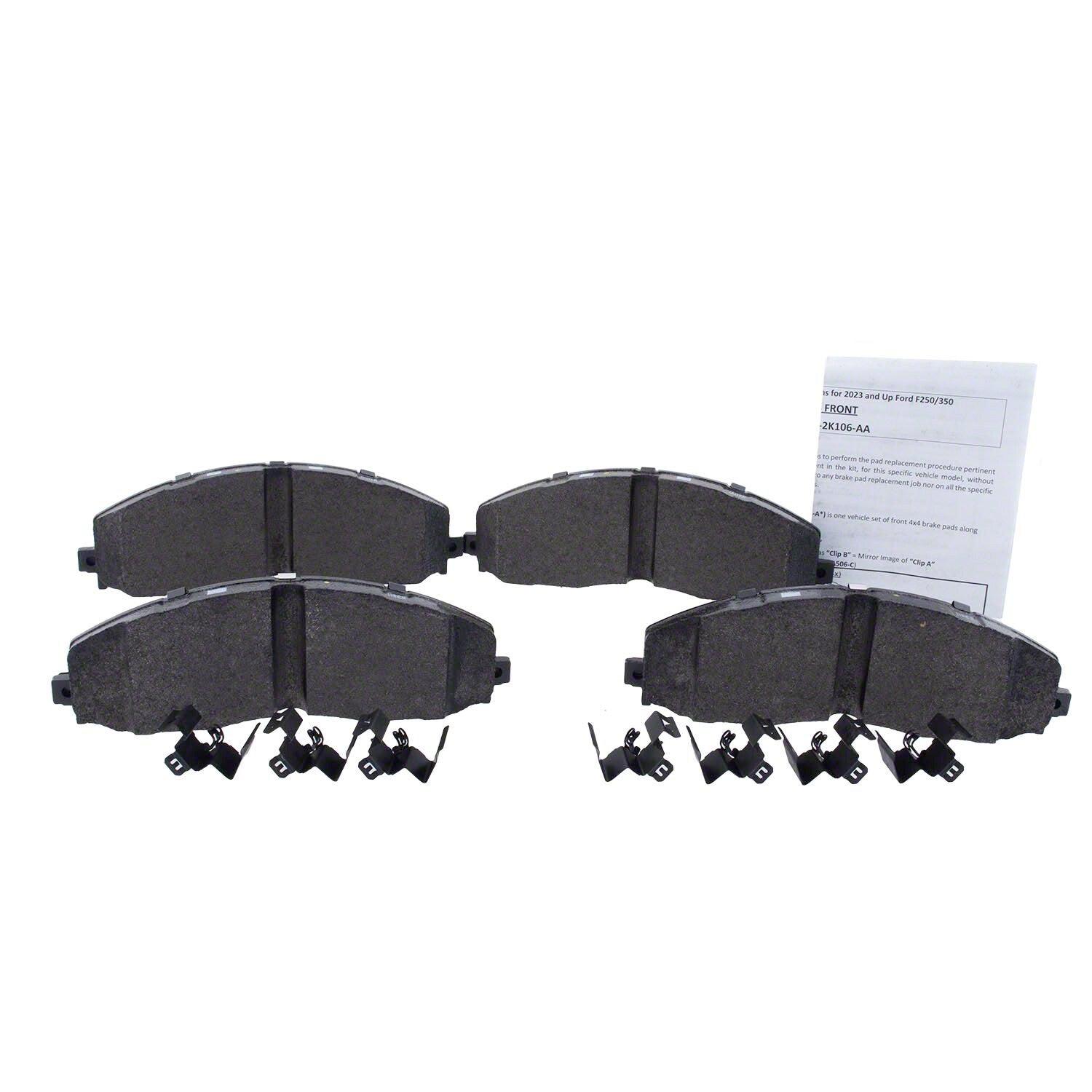 Disc Brake Pad Set Kit Lining - Front - BRF2030