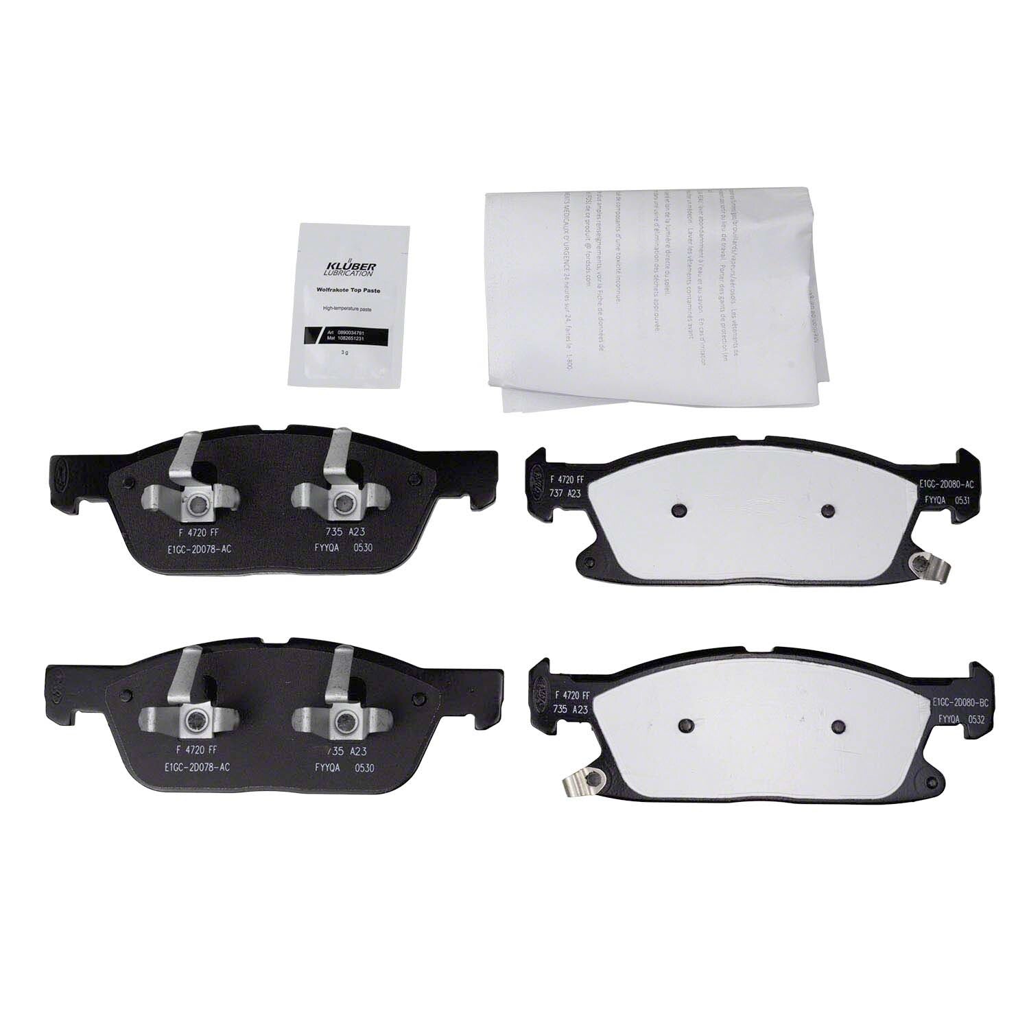 Disc Brake Pad Set - Front (Hev Taxi, Police, AT) - BRF2056
