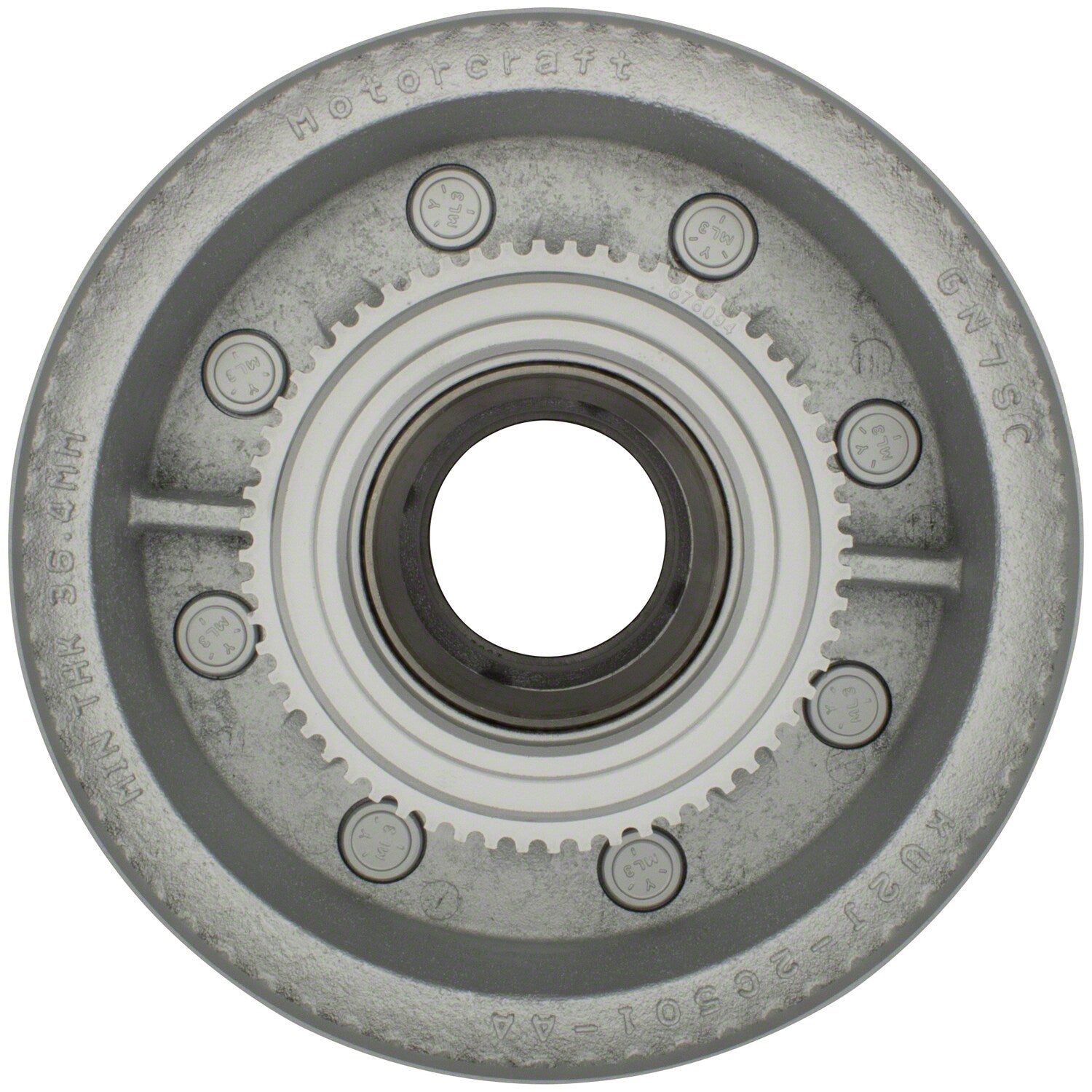 Disc Brake Rotor Hub and - Front - BRRC12