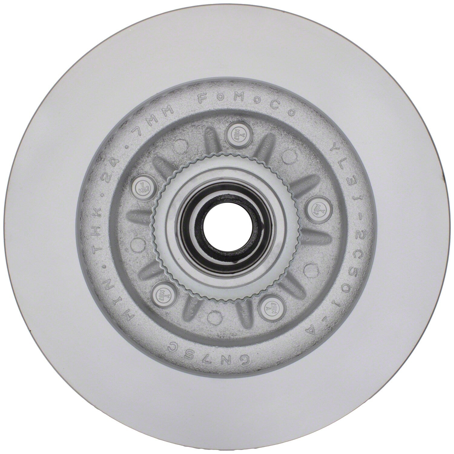 Disc Brake Rotor Hub and - Front - BRRC125