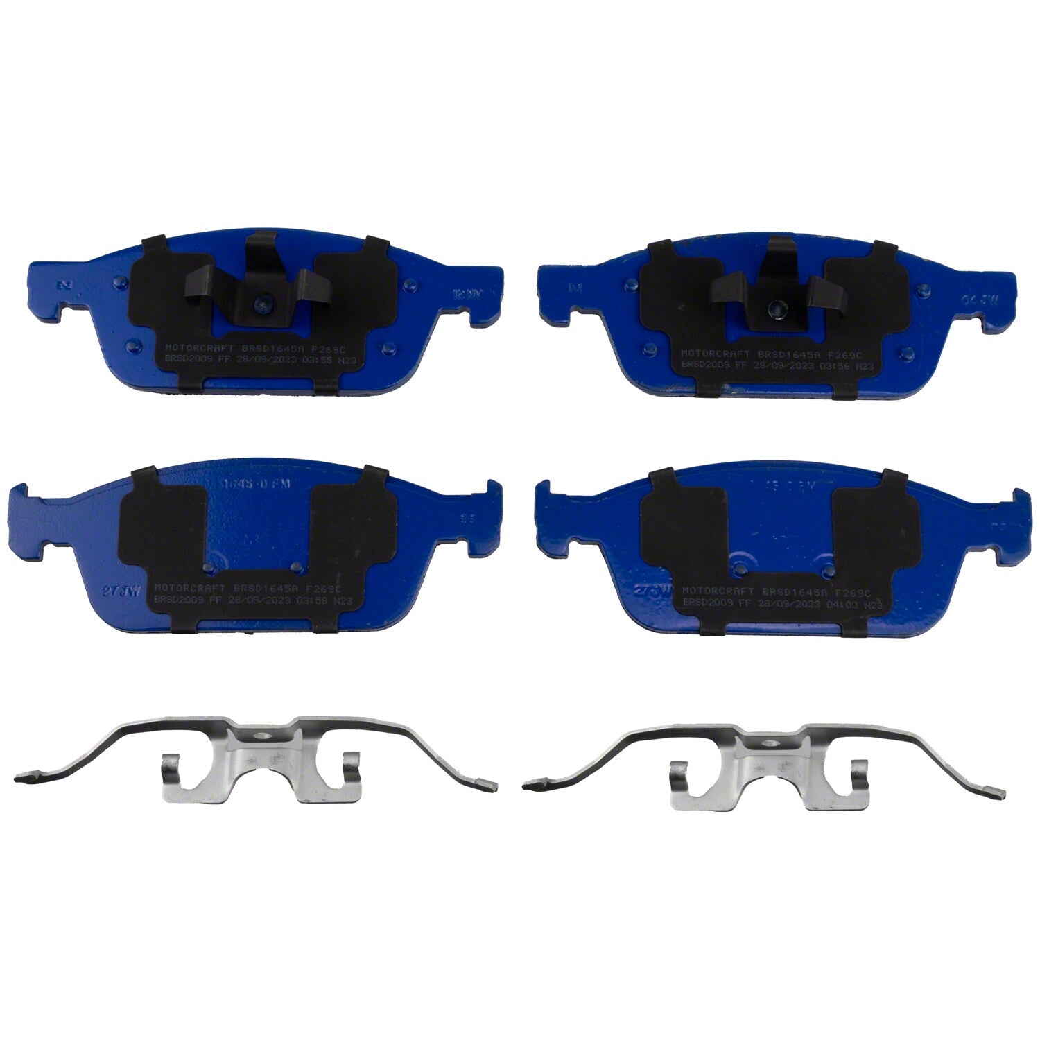 Disc Brake Pad Set Kit Lining - Front - BRSD1645A