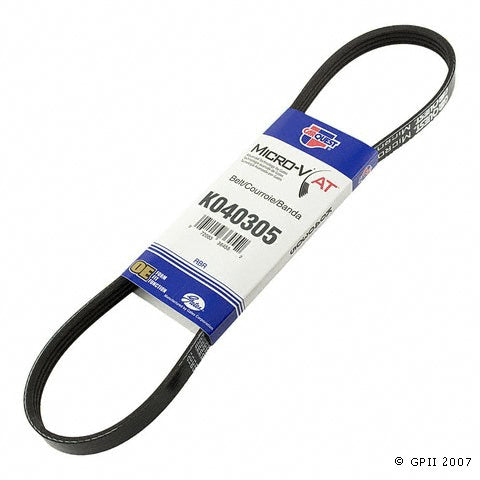 CarQuest K040305 Micro-V Serpentine Belt - 4-Rib, 30.65 in