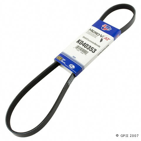 CarQuest K040353 Micro-V Serpentine Belt - 4-Rib, 35.33 in