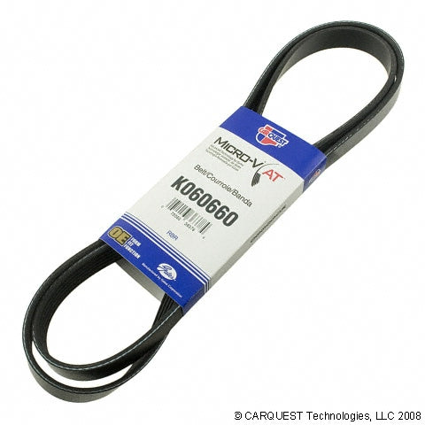 CarQuest K060660 Micro-V Serpentine Belt - 6-Rib, 66.19 in