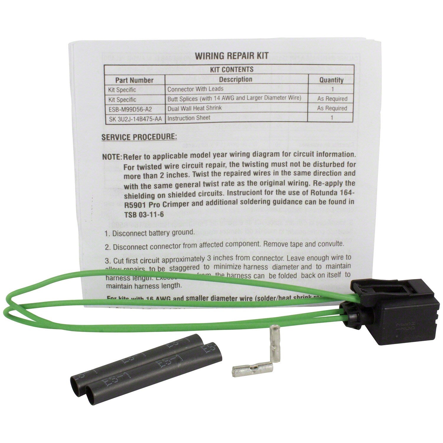 Alternator Connector Wire - WPT1331