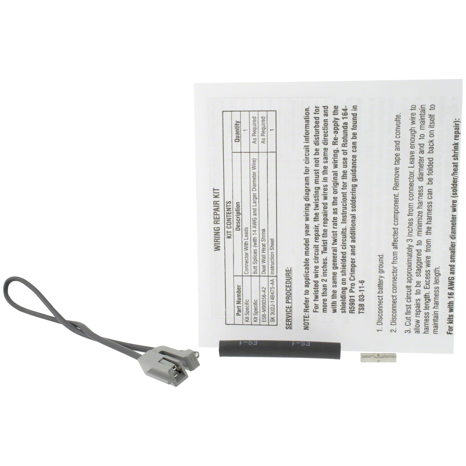 Alternator Connector Wire - WPT1817