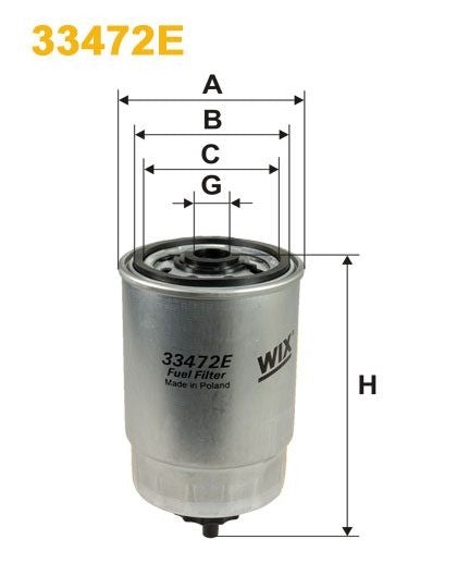 WIX 33472E Fuel Filter