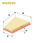 WIX WA9699 Air Filter