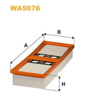 WIX WA9876 Air Filter