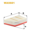 WIX WA9881 Air Filter