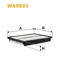 WIX WA9883 Air Filter