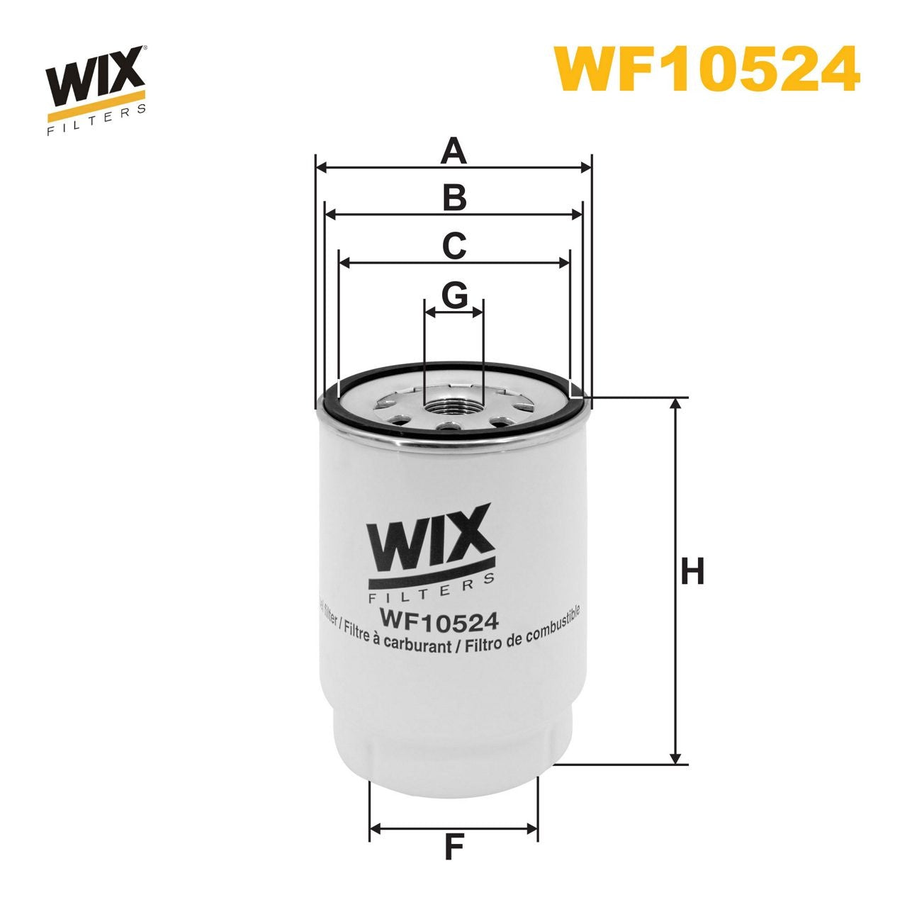 WIX WF10524 Fuel Filter