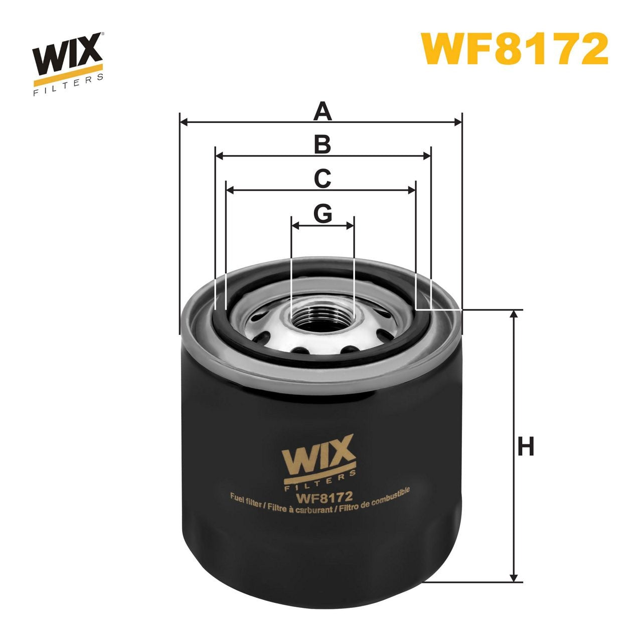 WIX WF8172 Fuel Filter