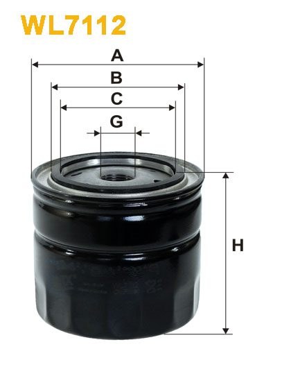 WIX WL7112 Oil Filter