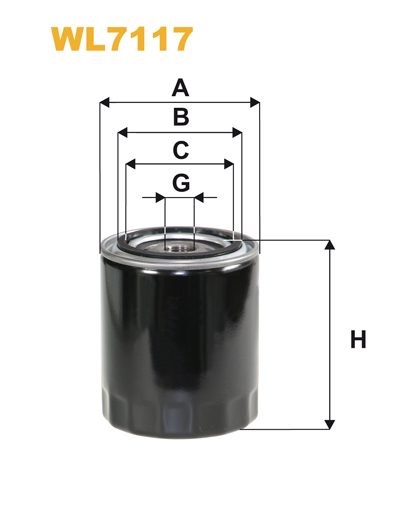 WIX WL7117 Oil Filter