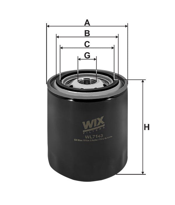 WIX WL7143 Oil Filter