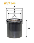 WIX WL7144 Oil Filter