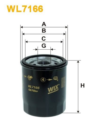 WIX WL7166 Oil Filter