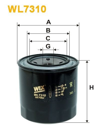 WIX WL7310 Oil Filter