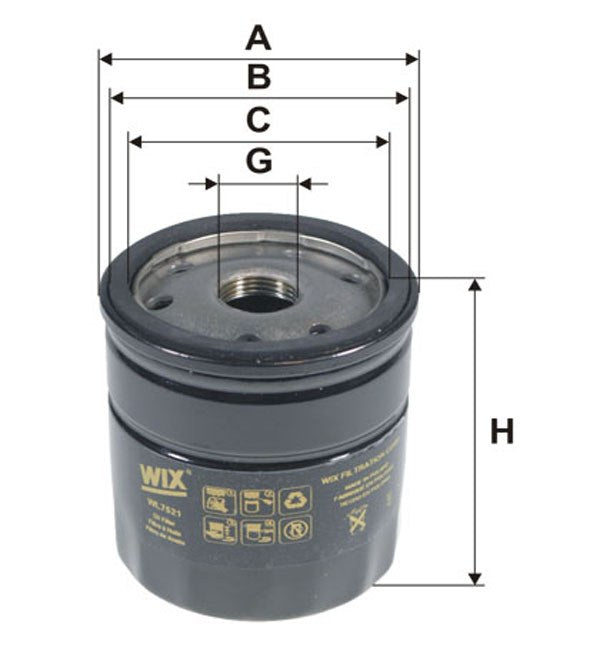 WIX WL7521 Oil Filter