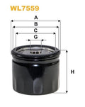 WIX WL7559 Oil Filter