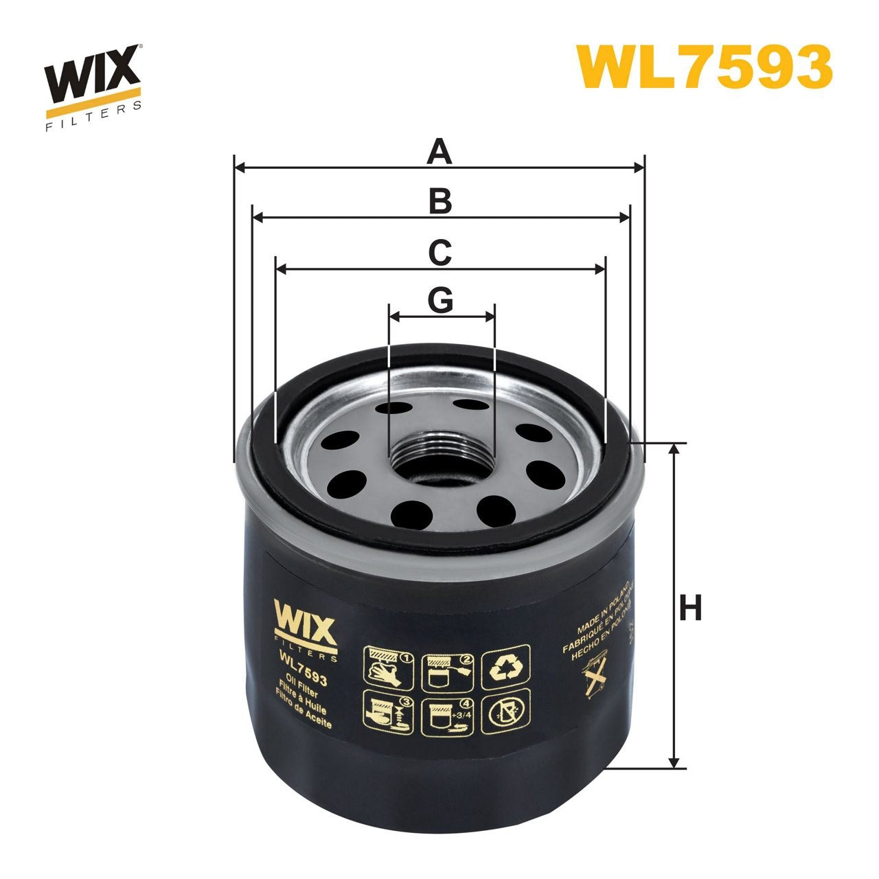 WIX WL7593 Oil Filter